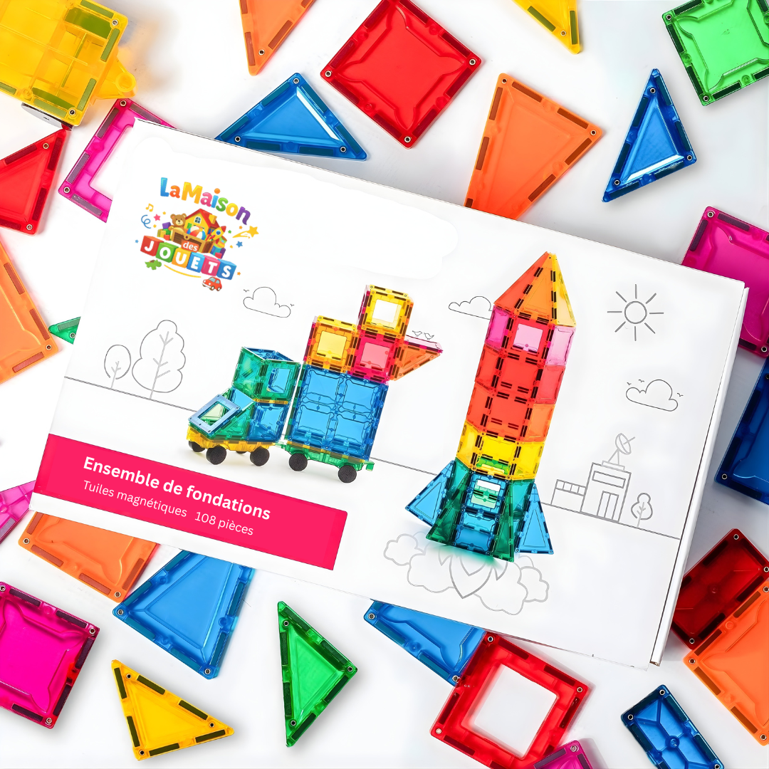 Puzzmagnetic™ – Jeu de Construction Magnétique Créatifx