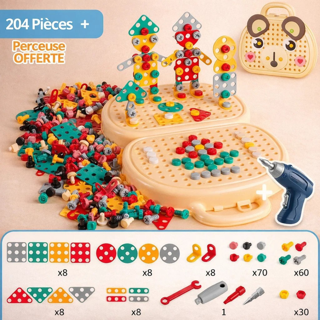 La Boîte Petit Ingénieur™ – Jeu créatif éducatif pour construire et apprendre