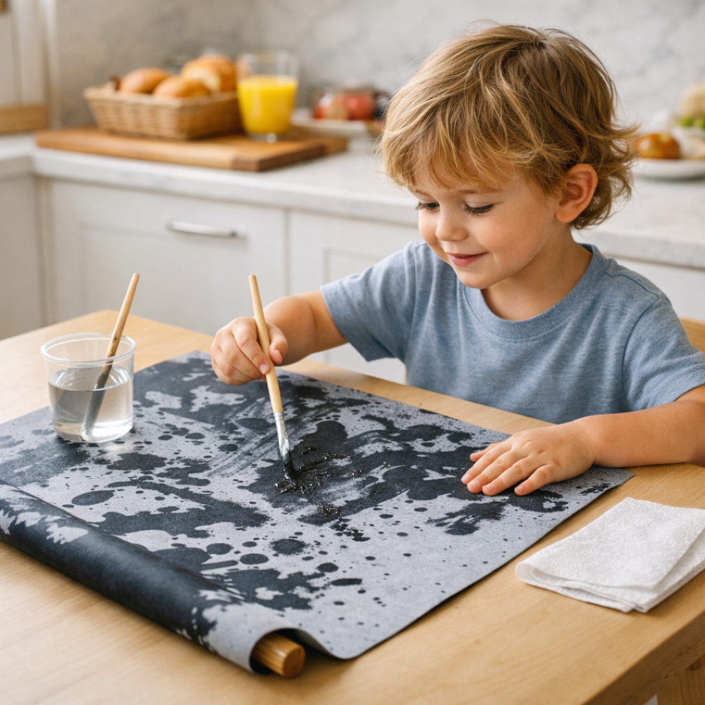 La Toile Magique™ – Peinturer sans désordre et sans stress